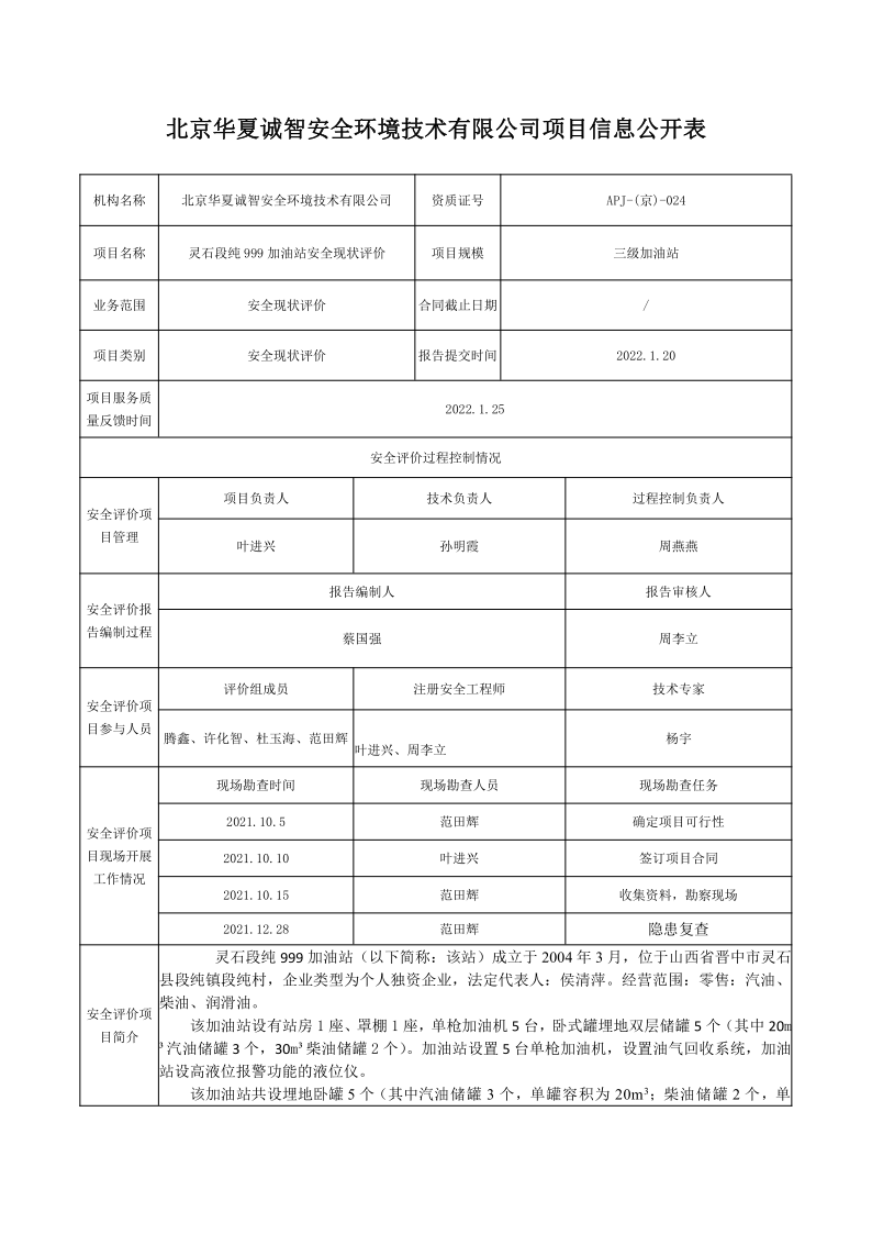 华夏诚智项目信息公开表模板_1