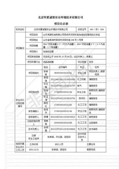 山东壳牌石油有限公司荣成市河阳东路加油站经营危险化学品信息公开表_01