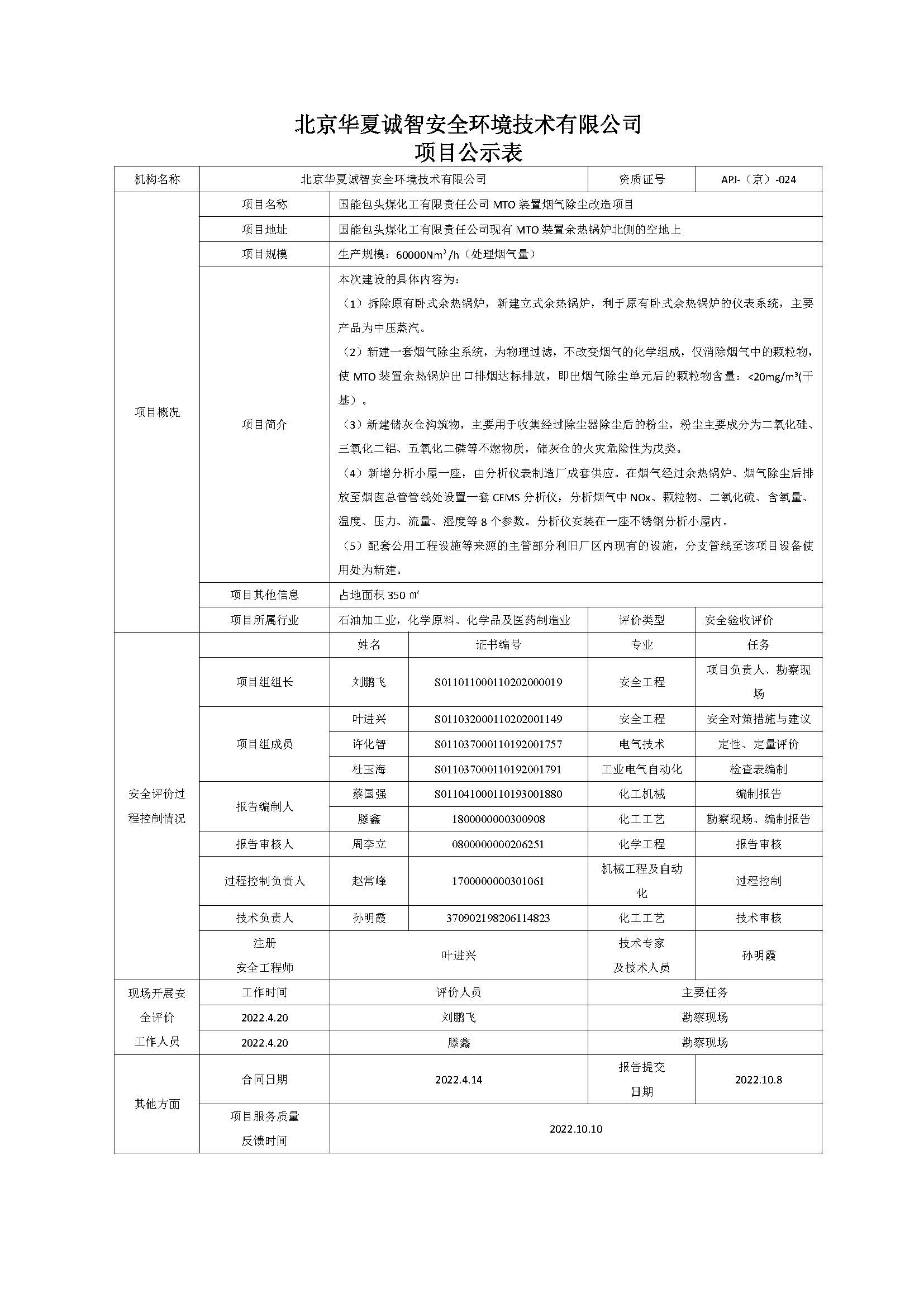 1.北京华夏项目公示